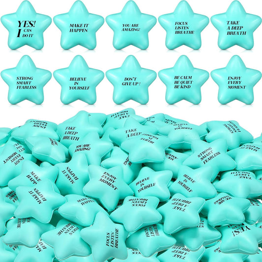 Sotiff 100 Pack Star Stress Balls for Fidget Relief and Fun