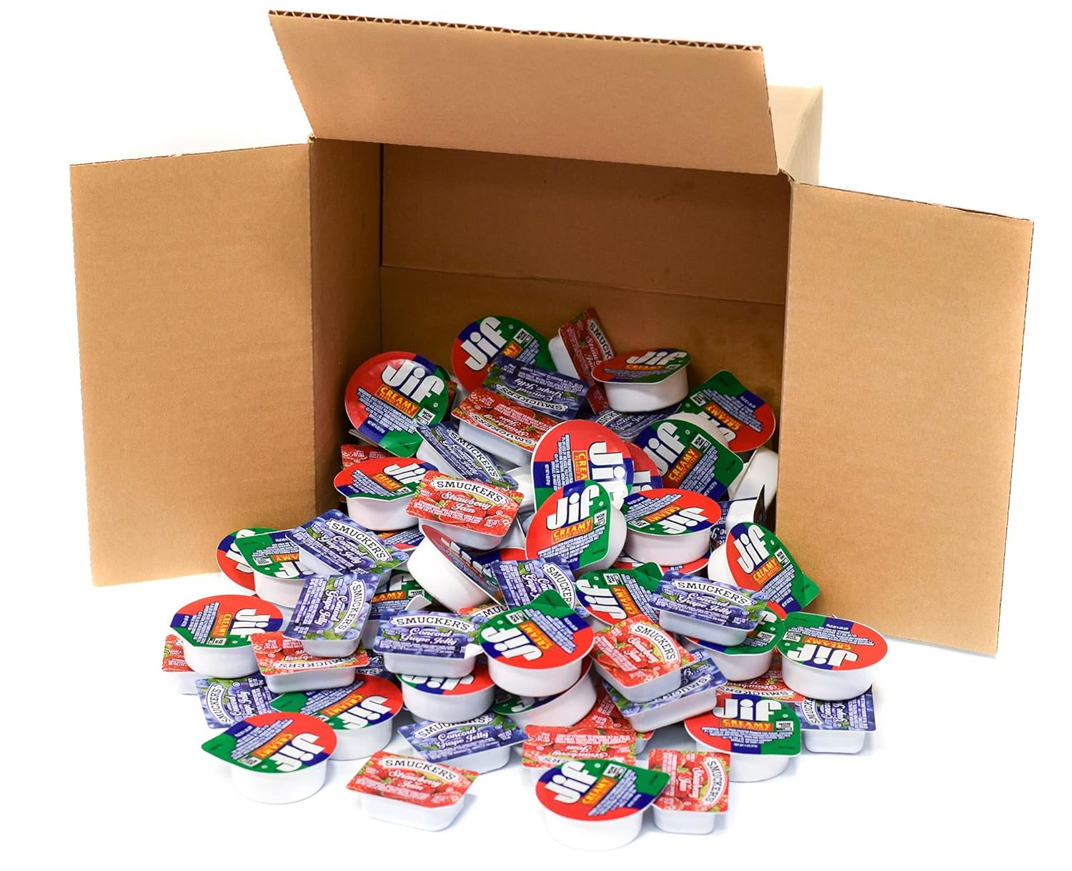 JA Kitchens 100 Pieces Peanut Butter and Jelly Packets Set