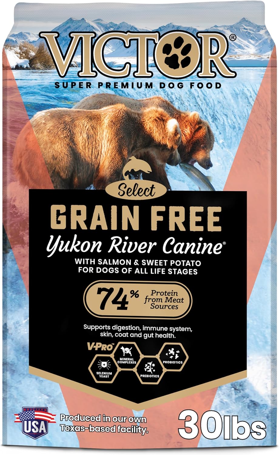 VICTOR Super Premium Dog Food Grain Free Yukon River Canine
