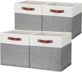 HNZIGE Foldable Storage Bins Set of 4 for Organizing Spaces