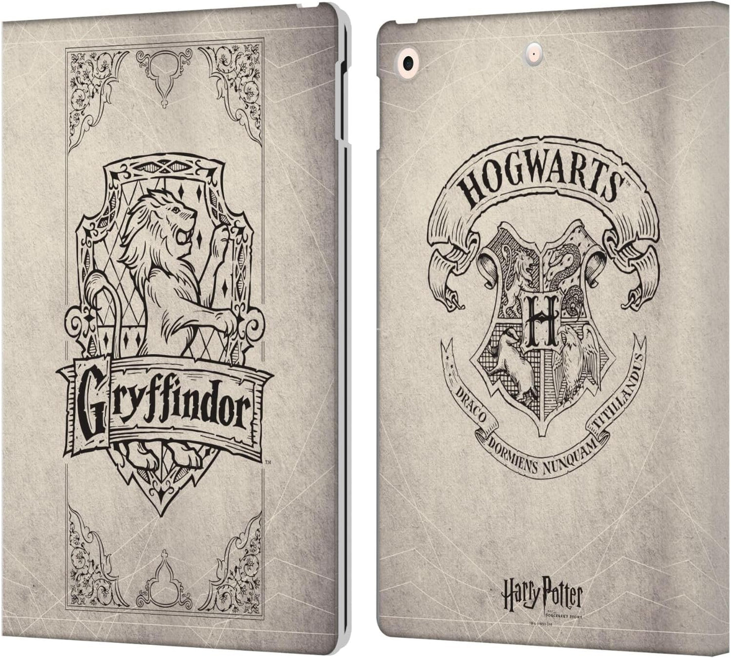 Harry Potter Gryffindor Parchment Leather Wallet Case for iPad