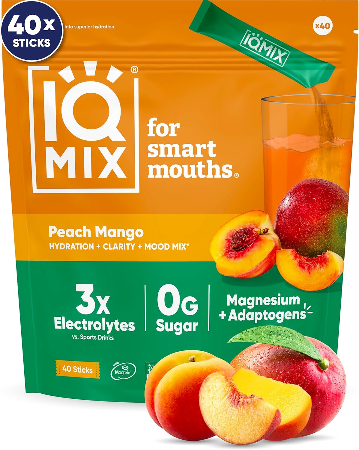 IQMIX Hydration Electrolyte Powder for Instant Energy and Focus