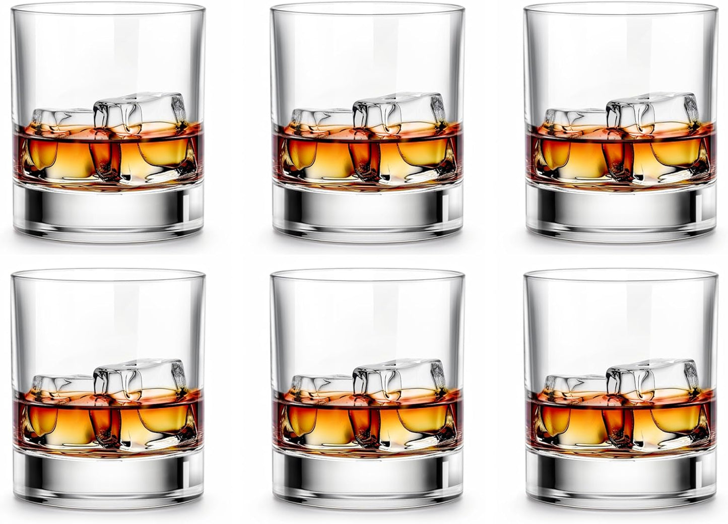 Premium 11oz Whiskey Glasses Set - Enhance Your Drinking Experience