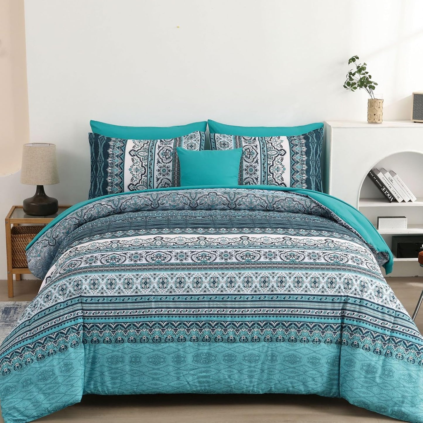Cottolester Boho King Size Comforter Set for All Seasons