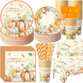 Hello Pumpkin Fall Party Supplies 452 Pc Set - Large Pack for 50
