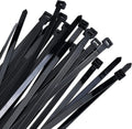 Zip ties 18 in black Cable ties 100 pcs/Pack - Durable 60 lb strength