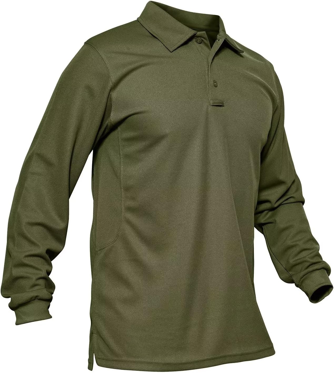 MAGCOMSEN Men's Quick Dry Long Sleeve Tactical Polo Shirt