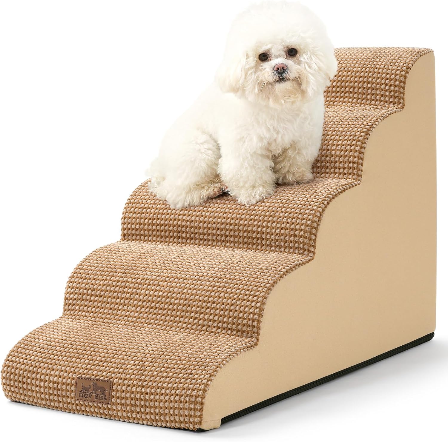 Dog Stairs for High Bed - Lightweight Foam Step for Pets