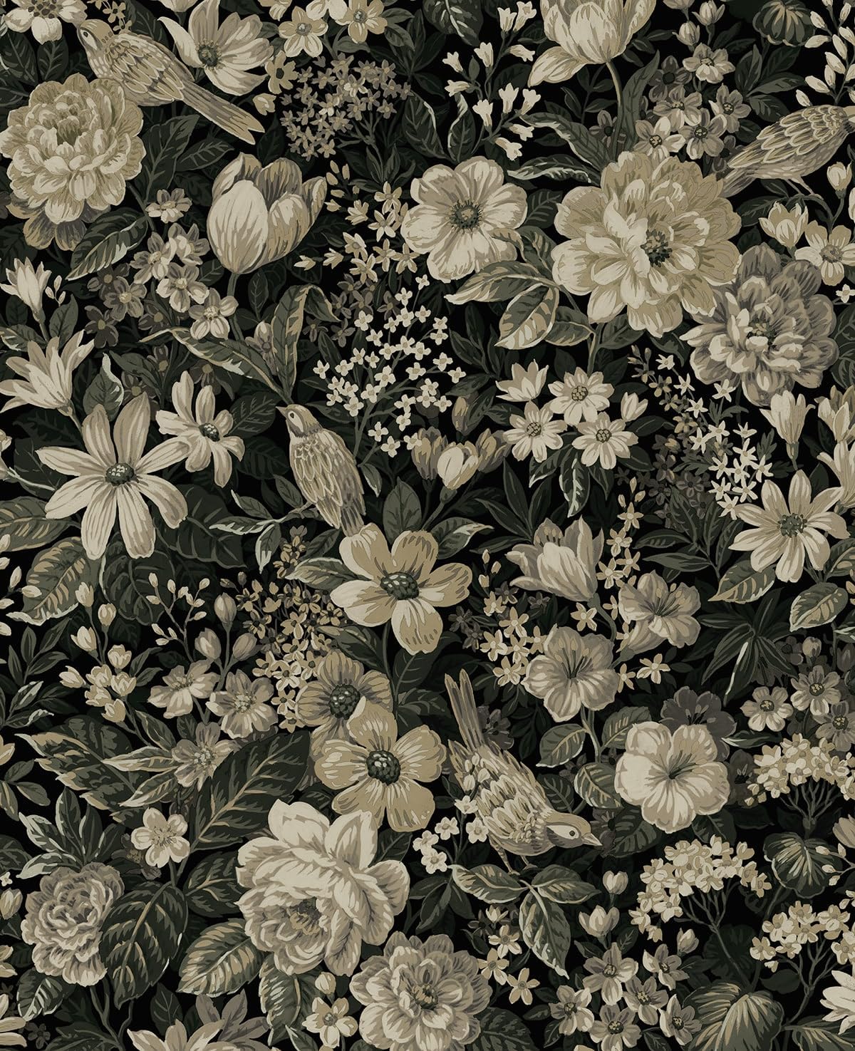 NextWall Vintage Bird Garden Peel and Stick Wallpaper Review