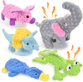 5-Pack Squeaky Dog Toys for Aggressive Chewers - LECHONG