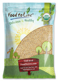 Food to Live Organic Steel Cut Oats, 10 lb - Hearty Whole Grain