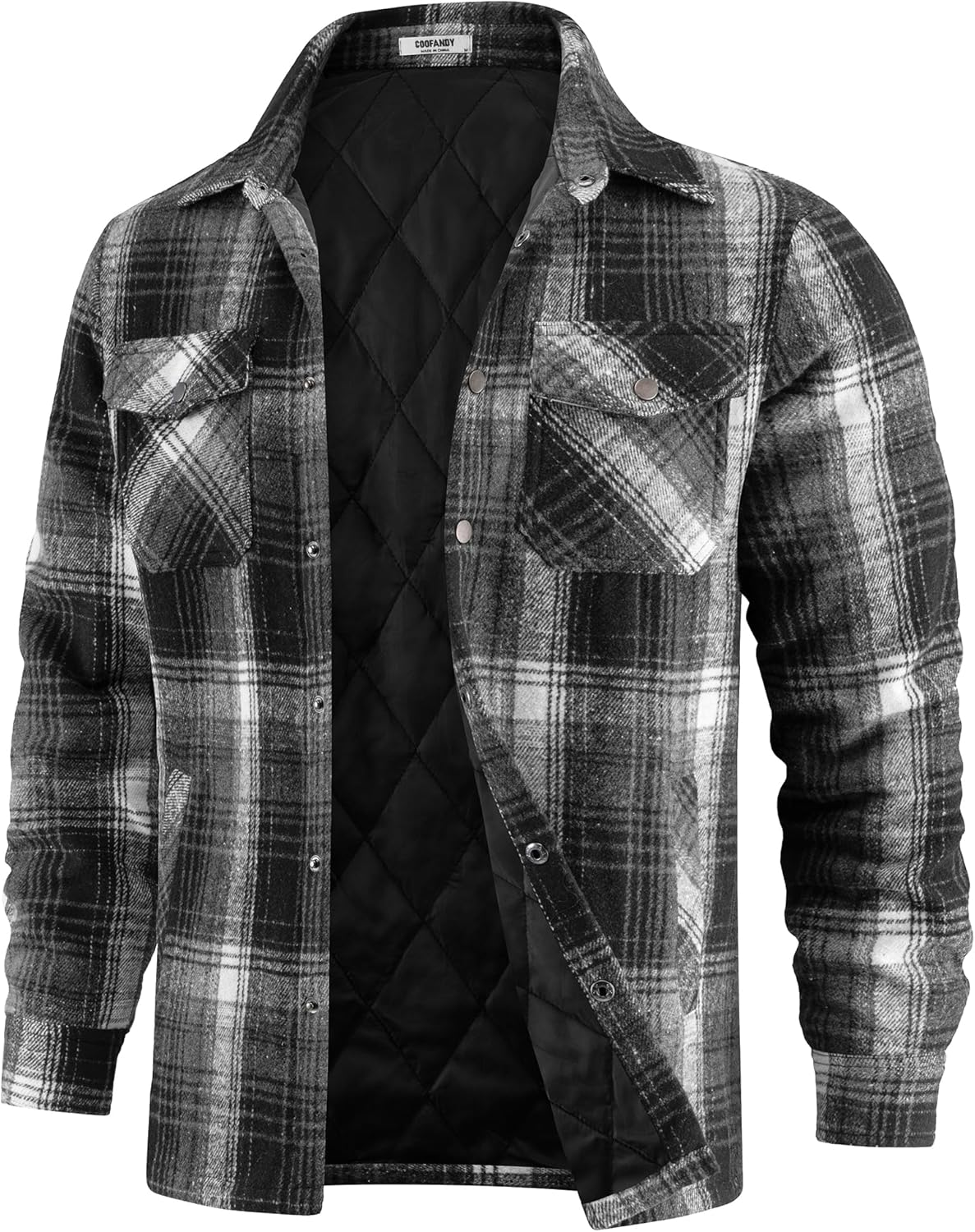 COOFANDY Men's Flannel Shirt Jackets for Winter Style & Comfort