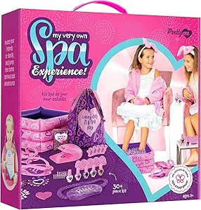Spa Day Gift Set for Girls - Kids Manicure Pedicure Kit