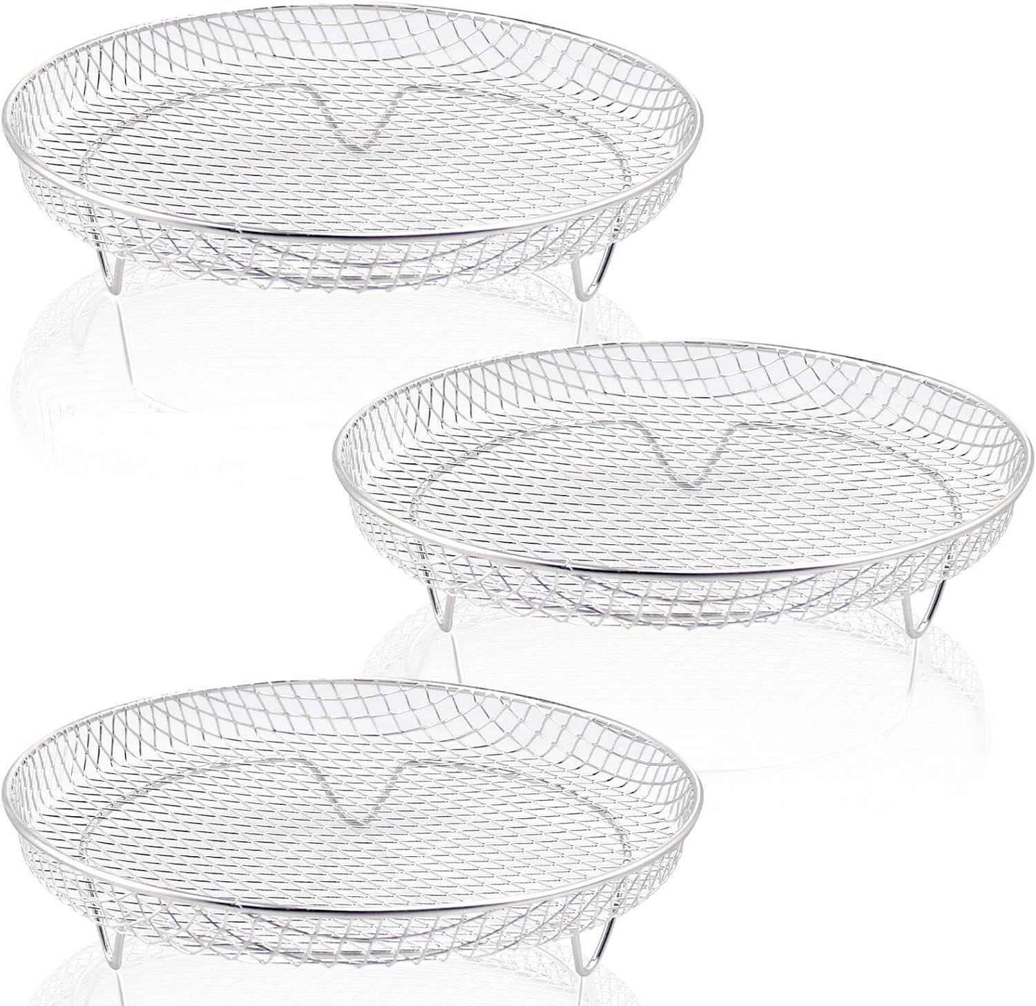 Stainless Steel Air Fryer Racks - 3 Pack