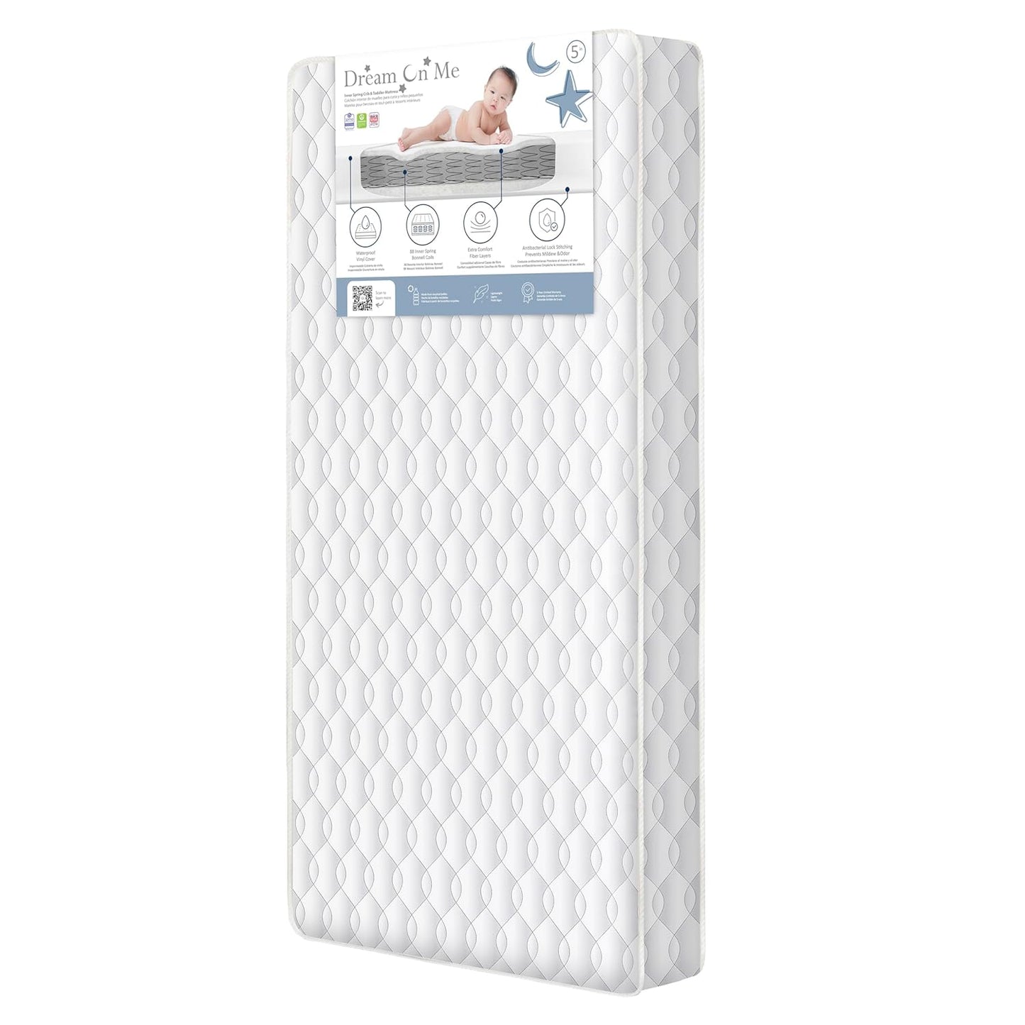 Dream On Me Twilight 5 Crib & Toddler Bed Mattress Review