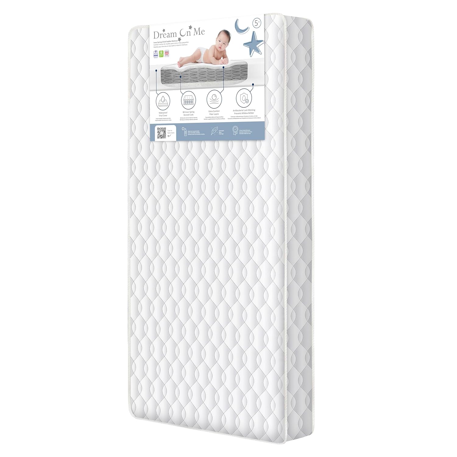 Dream On Me Twilight 5 Crib & Toddler Bed Mattress Review