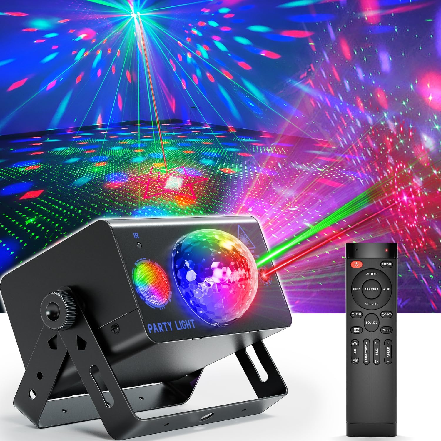 Disco Ball Light Party Lights for Ultimate DJ Experience