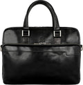 Time Resistance Leather Briefcase - Italian Handmade Laptop Bag