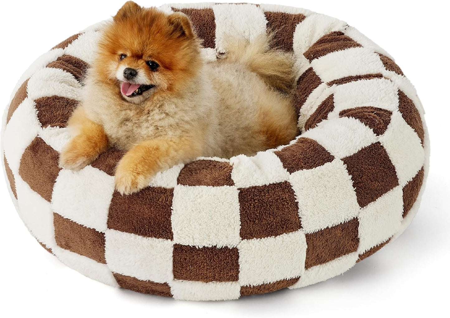 LE SURE Donut Small Dog Bed for Cozy Indoor Cats and Dogs