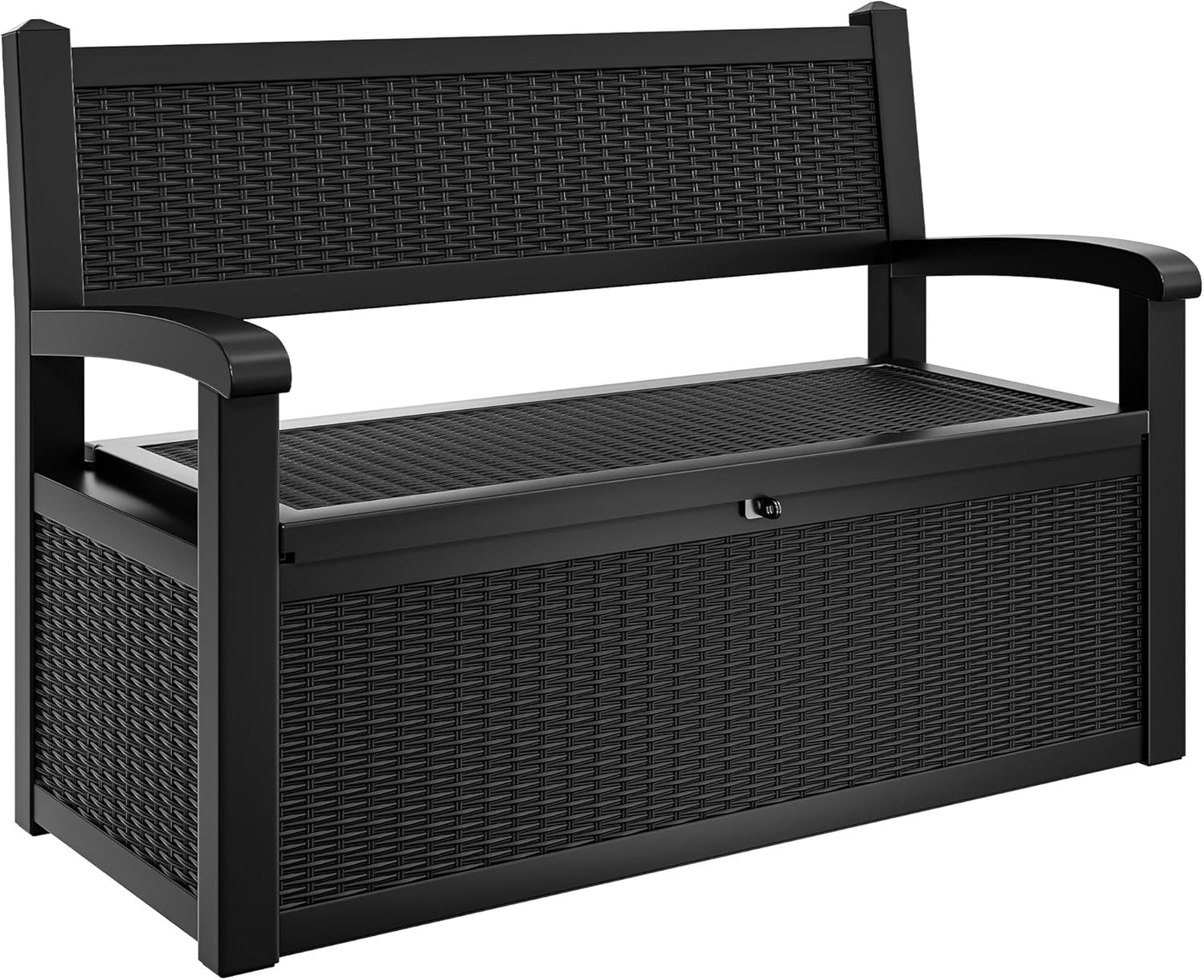 YITAHOME 70 Gallon Storage Bench for Outdoor Pool Deck Use