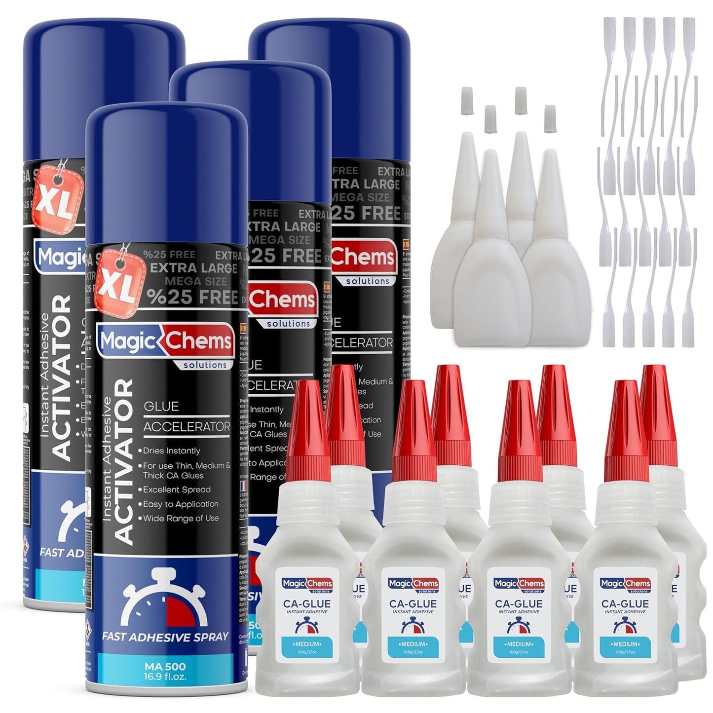 Strong Bond Super Glue with Activator for All Your Projects