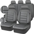 Leather Seat Covers Full Set Universal - Luxury 5 Seat Comfort