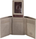 Stealth Mode Trifold Wallet - RFID Blocking Leather Wallet for Men