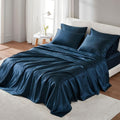 Satin Sheets Queen Size - Luxurious Silky 6-Piece Set