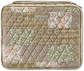 Quilted Bible Cover for Women - Large Study Bible Case Cameo Rose