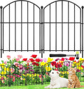Decorative Garden Fence 17in x 25ft No Dig Metal Border - Rustproof