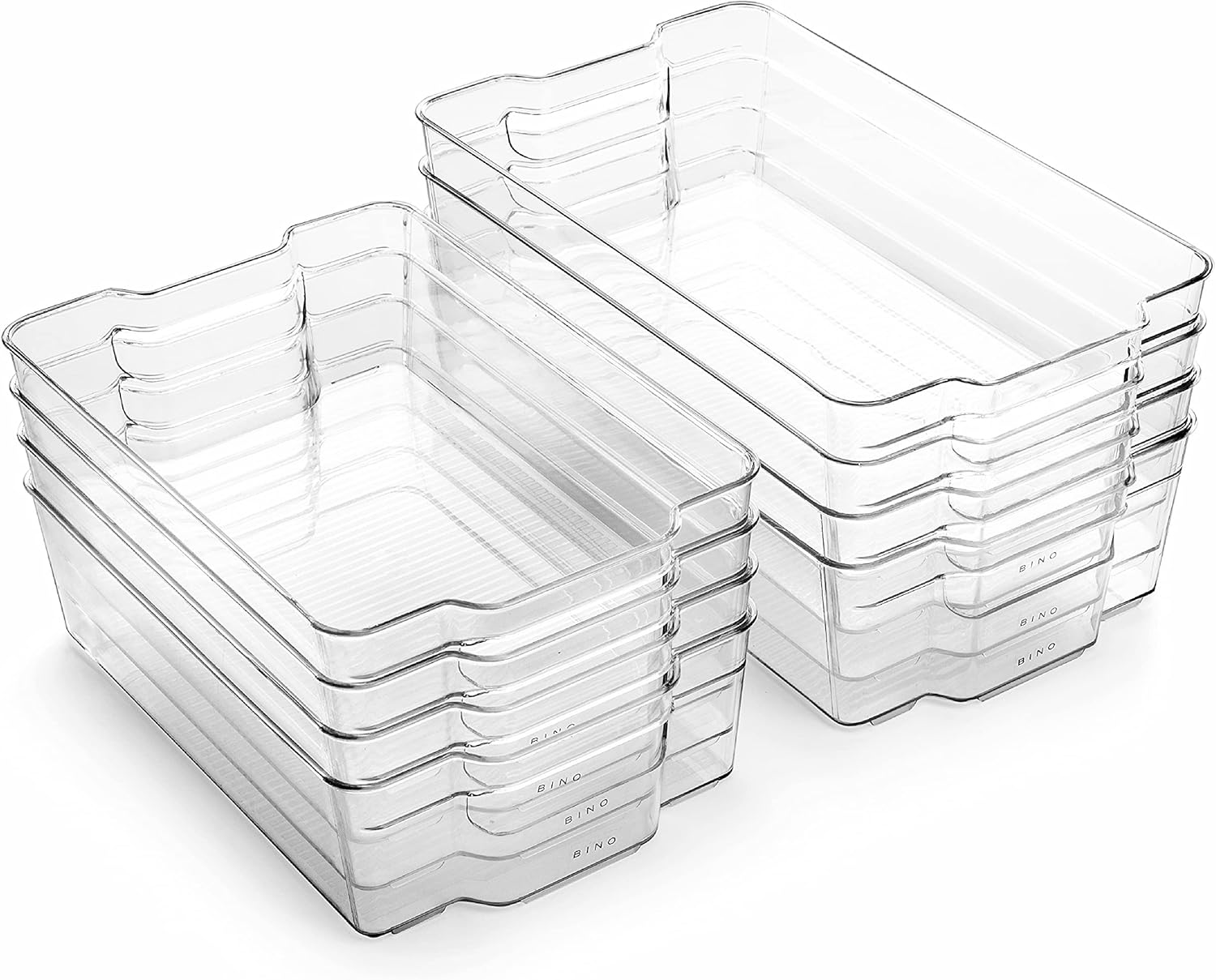BINO Stackable Multi-Use Storage Organizer Bins for Home Use