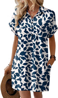 HOTOUCH Womens Summer Shirt Dress Casual Loose Flowy Style