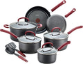 T-fal Ultimate Hard Anodized Nonstick Cookware Set 12 Piece - Durable