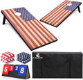 4x2 Ft Cornhole Boards Set - Regulation Size Portable Cornhole