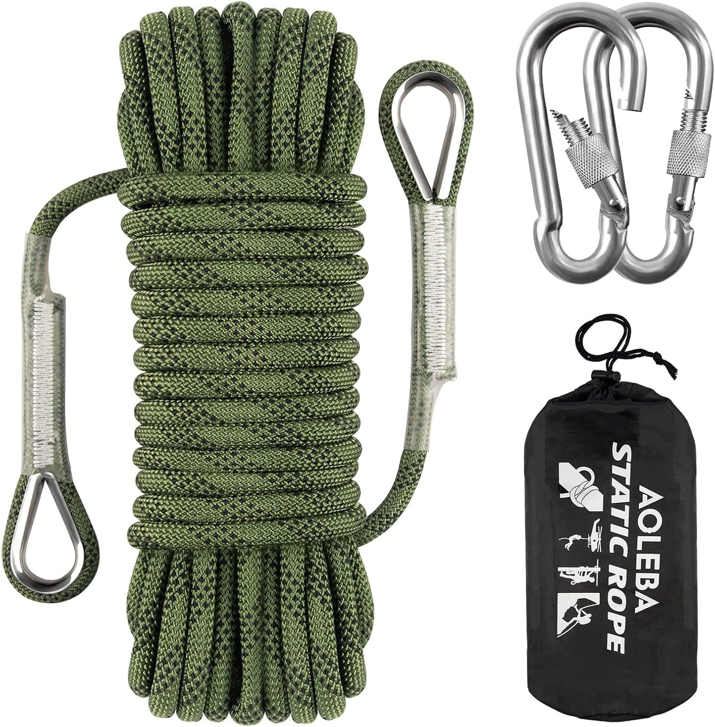 10.5 mm Static Climbing Rope for Outdoor Adventures and Safety