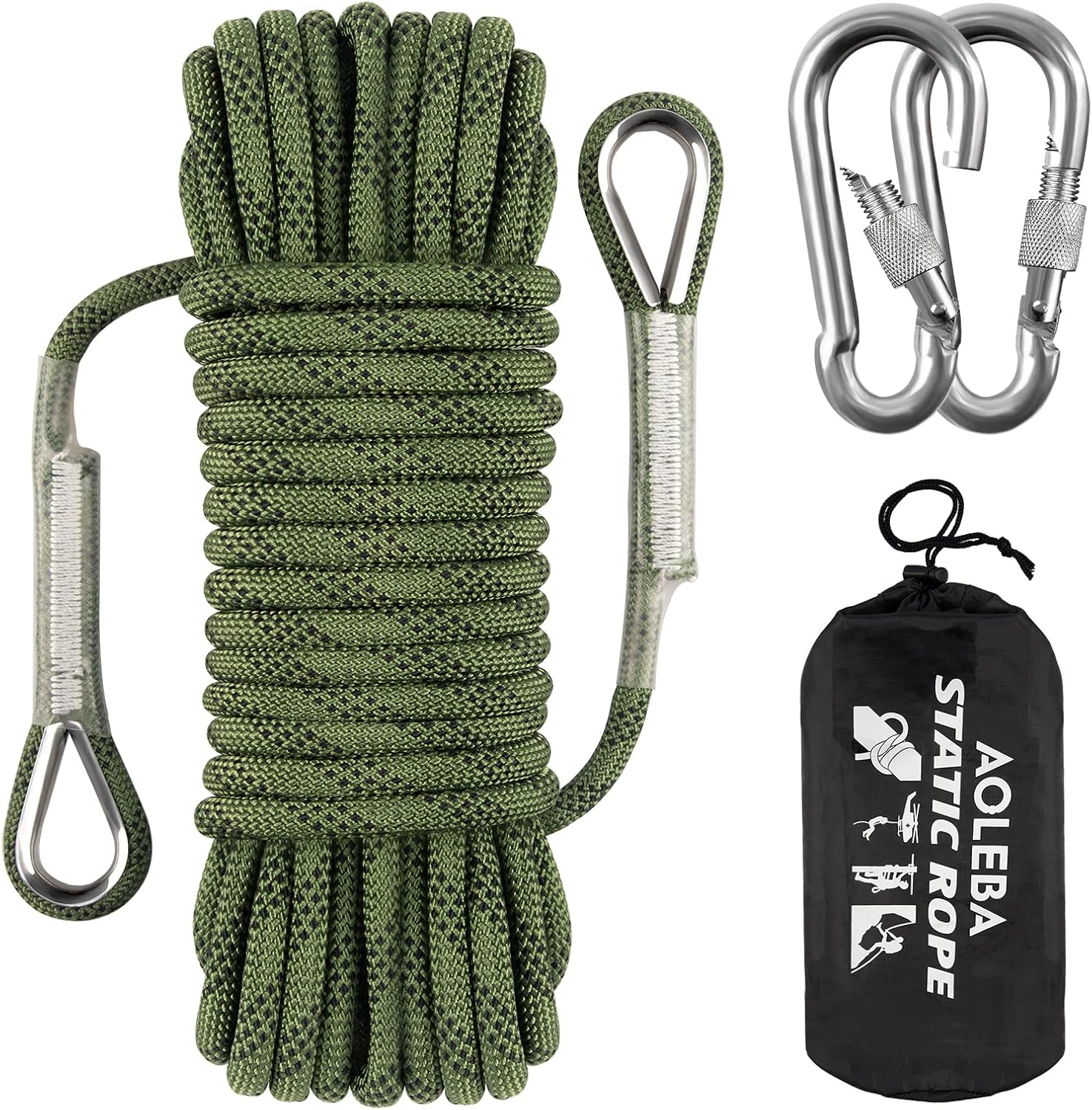 10.5 mm Static Climbing Rope for Outdoor Adventures and Safety