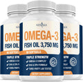 Triple Strength Omega 3 Fish Oil 3750 mg - High EPA & DHA
