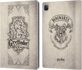 Harry Potter Gryffindor Parchment Leather Wallet Case for iPad Pro 13