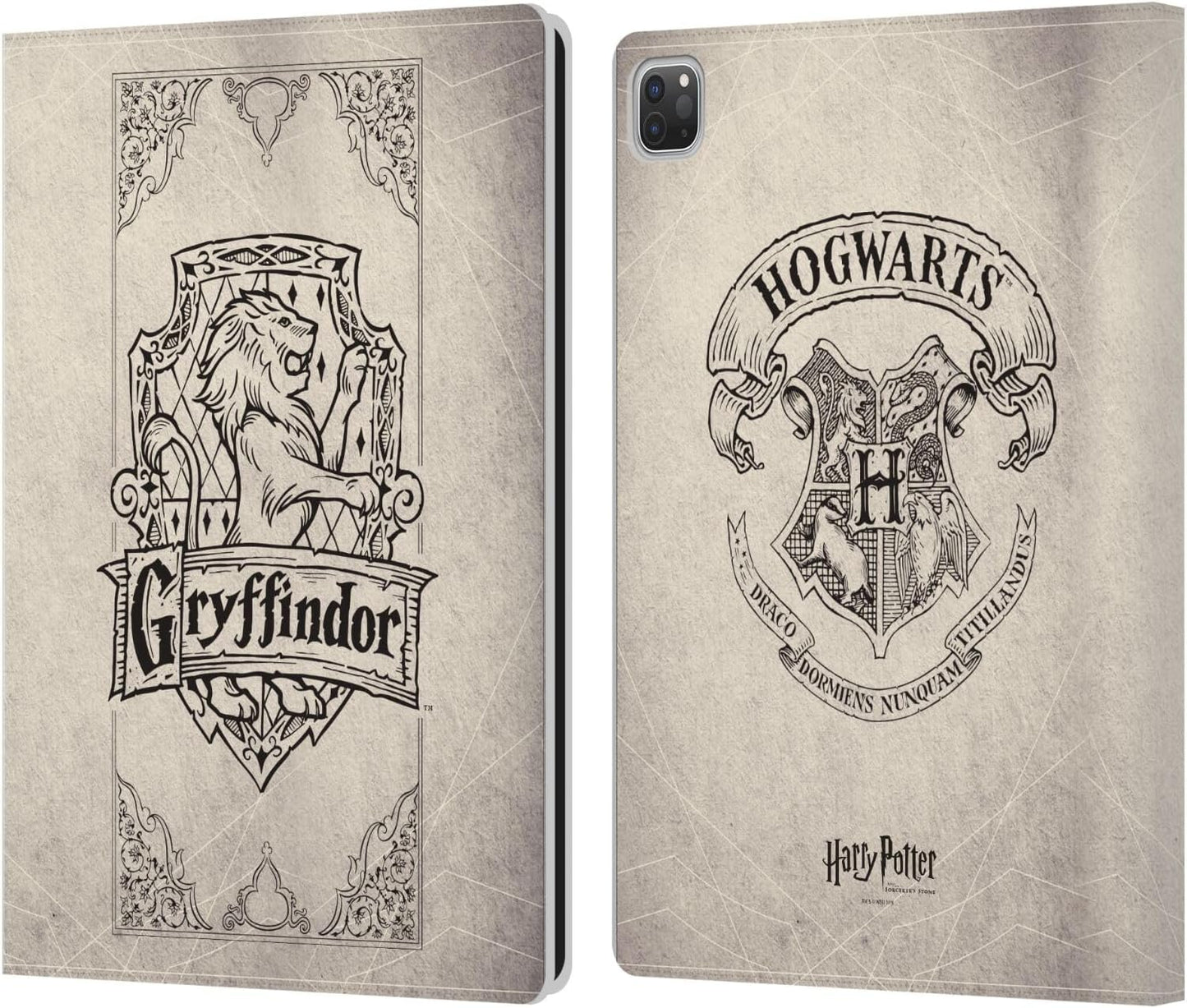 Harry Potter Gryffindor Parchment Leather Wallet Case for iPad