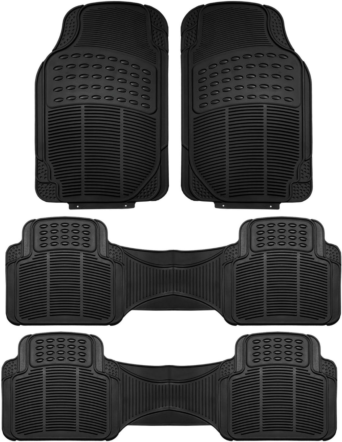 Heavy-Duty Rubber Car Floor Mats for All Weather Protection