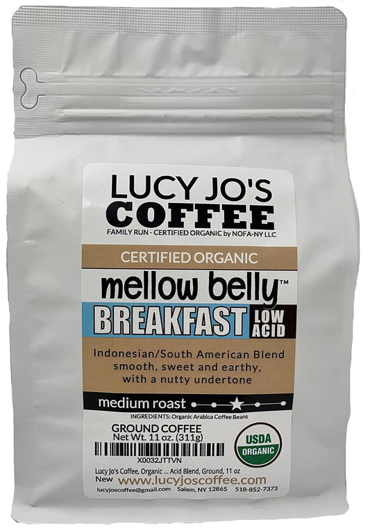 Organic Low Acid Breakfast Blend - Medium Roast 11 oz