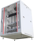 Network Data Cabinet 15U 24in Deep Rack - Locking Wall/Floor Rack