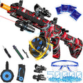 Electric Gel Ball Blaster Redblack - High Speed Automatic Splatter Toy