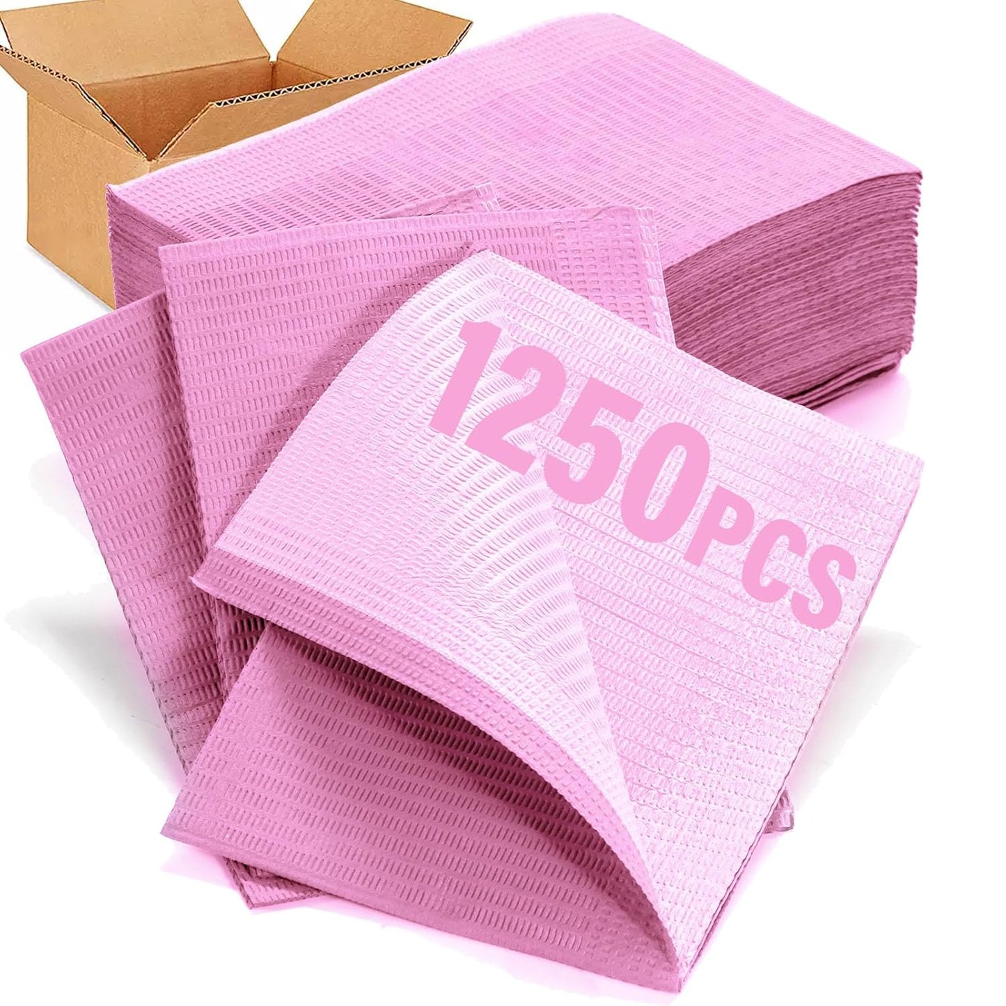 LA MIERE Disposable Dental Bibs - 1250pcs for Various Uses