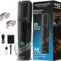 Cordless Beard Trimmer with Built-In Vacuum - Precision 20-Setting
