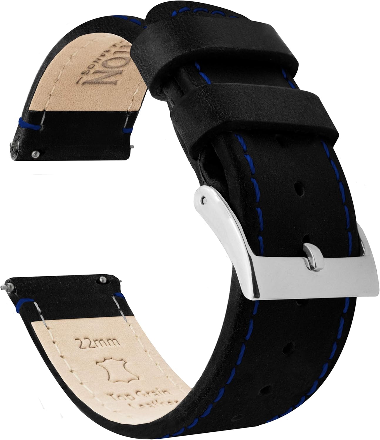 Barton Quick Release Top Grain Leather Watch Band Strap Options