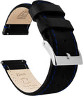 Barton Quick Release Top Grain Leather Watch Band Strap - Fast Swap 5