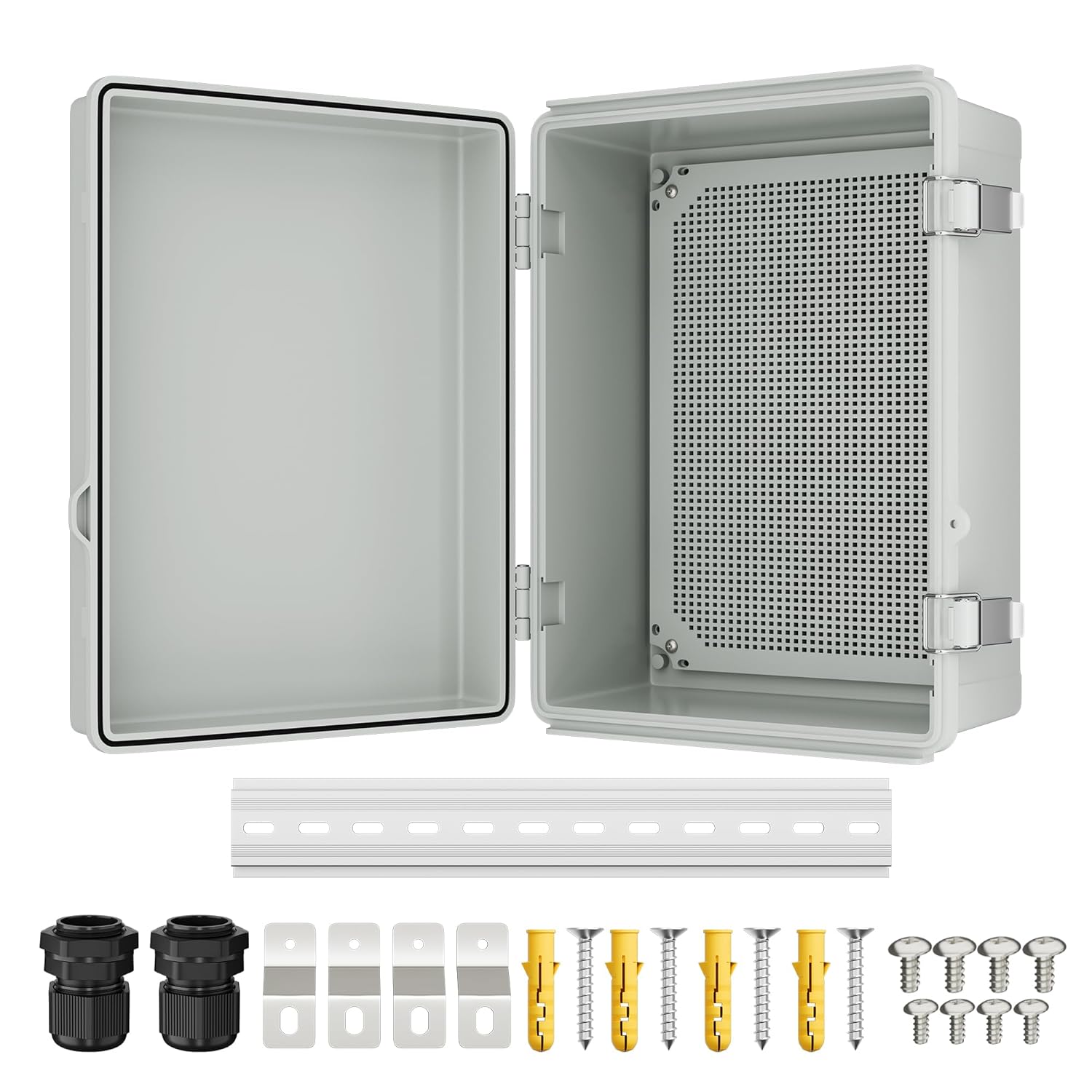Joinfworld Outdoor WiFi Enclosure for Weatherproof Electronics