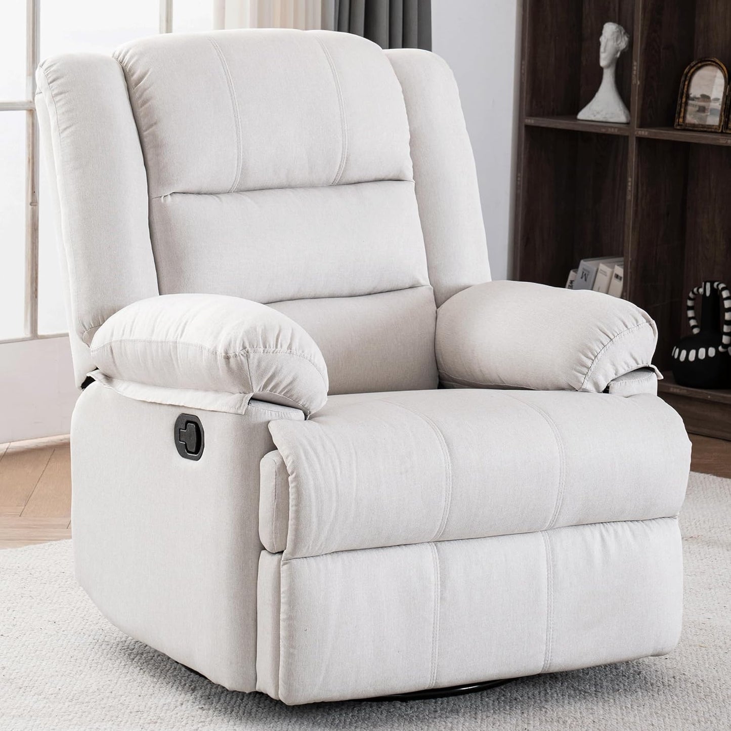 Comfort Plus: Swivel Rocker Recliner Chair