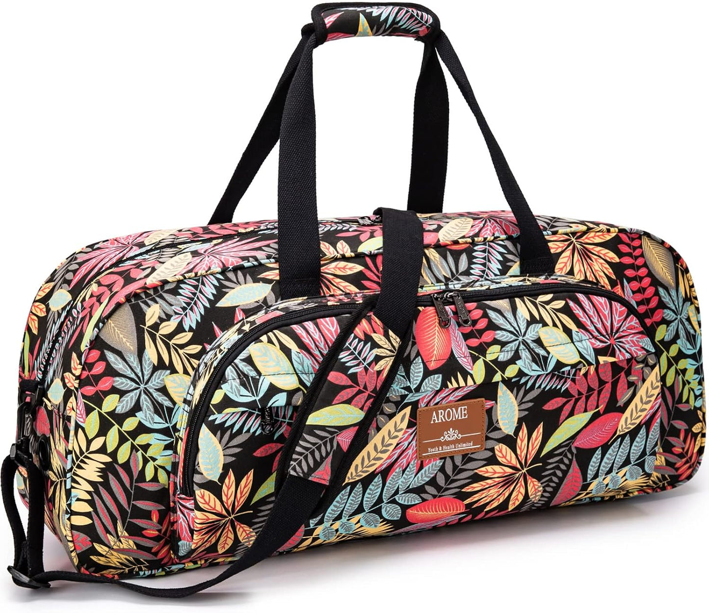 AROME Large Canvas Yoga Mat Bag - Carry Your Mat with Ease!